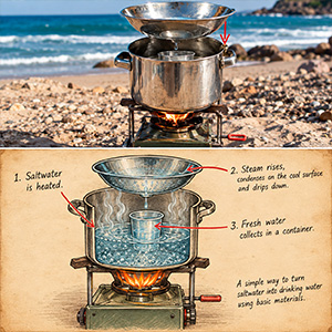 Vintage visual reference for practical survival projects